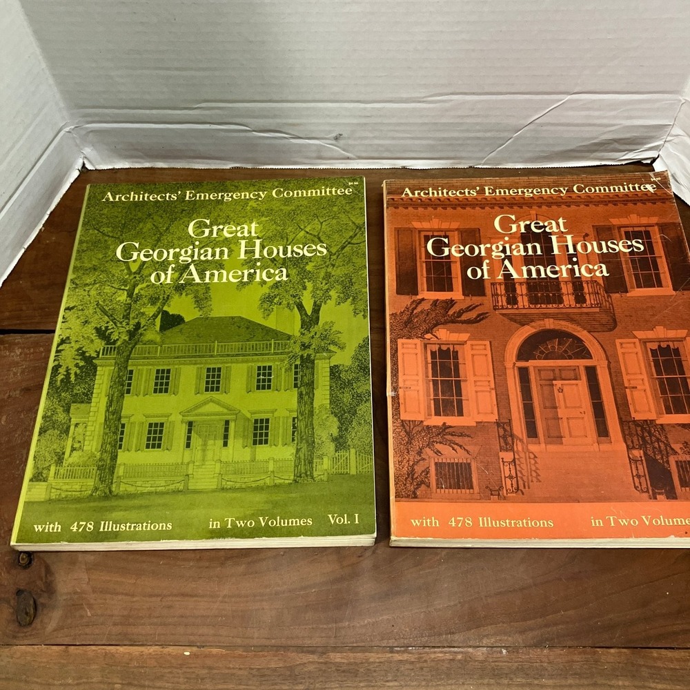 Great Georgian Houses of America Architects' Emergency Committee 1970 Dover Set